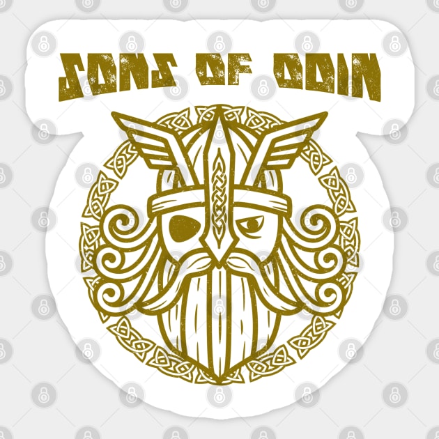 Sons of Odin Sticker by NB-Art